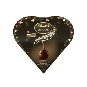 Lindt LINDOR Valentine's 70% Dark Chocolate Truffles Friend Heart, 3 oz.