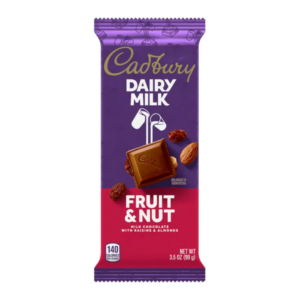 CADBURY, DAIRY MILK Milk Chocolate Fruit & Nut Candy