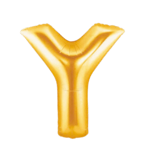 Gold Letter "Y"