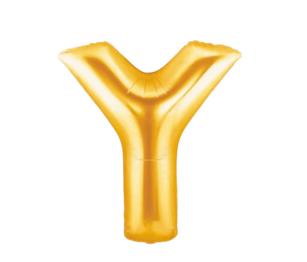 Gold Letter "Y"