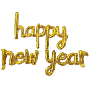 Gold New Year Balloon